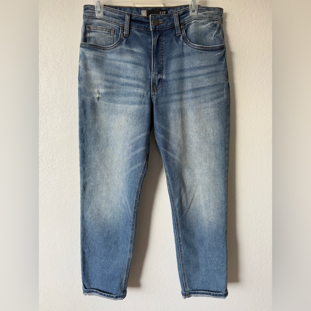 Kut from the Kloth Relaxed Blue Jeans with Natural Fading